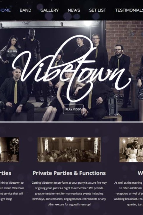 Vibetown-Function-Band-Website