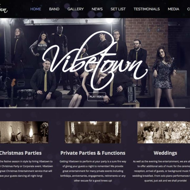 Vibetown-Function-Band-Website