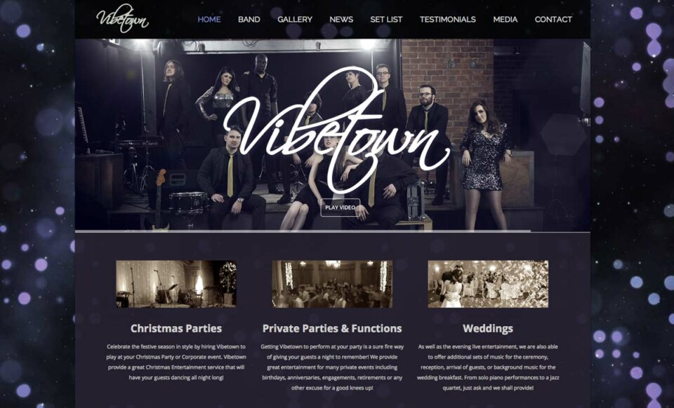 Vibetown-Function-Band-Website